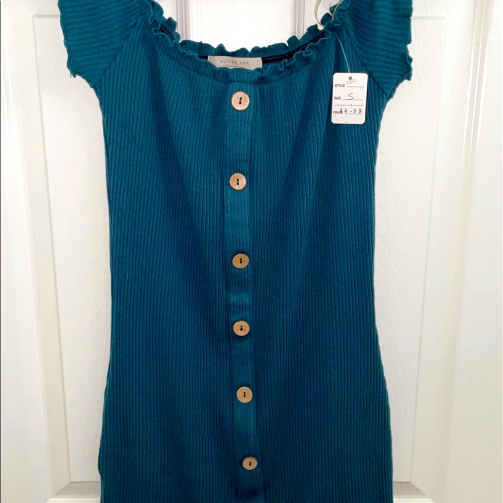 Casual Green Dress